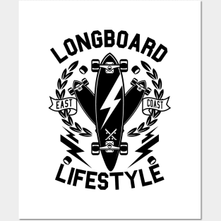 Longboard Lifestyle Posters and Art